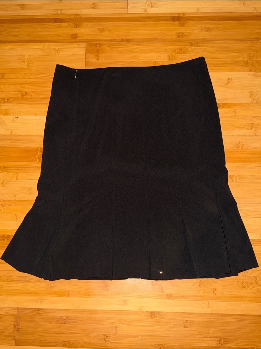 AB Studio Black A-Line Flared Hem Skirt